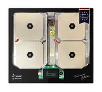 Plaque à induction 60cm Vitrocéramique Autonome 4 zones Encastrable Écran TFT