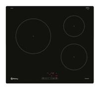Balay 3EB864FR - Comptoir, Induction, Induction, Incastrable, 60 cm, 3, Noir/Lunette avant, Contrôle tactile facile à utiliser, Zone 24 cm