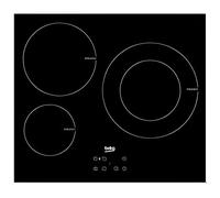Plaque à Induction - BEKO - HII63402MT - Noir - 3 Zones de cuisson - 5700 W
