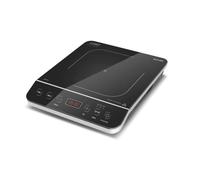 CASO Touch 2000 - Plaque de cuisson à induction individuelle, 2000 W, détection de casserole, 10 niveaux de température, minuterie jusqu'à 180 min, vitrocéramique, température env. 60-240 °C