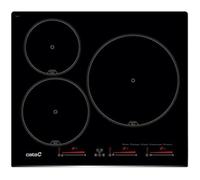 Cata Plaque à induction INSB 6003 E2 BK 3 zones de cuisson Largeur 59 cm Contrôle tactile coulissant 9 niveaux Puissance Fonction Pause/Minuterie Détection récipients Couleur noire