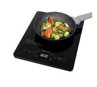Cecotec Plaque d'induction portable Full Crystal Onyx 2000W verre émaillé tactile 4 programmes 28 cm