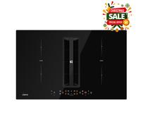 Plaque à induction CIARRA ONE 83 cm combinée à une hotte aspirante, avec purification de l'air Plasma⁺ intégrée, 4 zones de cuisson avec Boost Flex Zone, modèle CBBEH834BBFF
