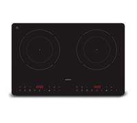 Plaque à induction double MEDION - Puissance d'induction de 3 500 watts, ultra-plate, deux zones de cuisson, 10 niveaux de température, minuterie de 240 minutes, surface en verre cristal, MD 100091