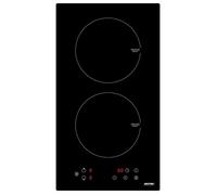 Plaque à Induction Encastrable 30cm, 2 Feux 18cm Booster, Contrôle Tactile, 3500 W, Noir, MPM, MPM-30-IM-06