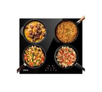 Plaque à induction 59cm 6000w ciarra table de cuisson vitrocéramique minuterie touche tactile cd4bih-a