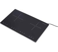 Plaque à Induction Family OBLIVION 2, Table de Cuisson à Induction 2 Feux, Verre Noir, Affichage Digital, Minuteur, Sécurité Enfants, Protection Surchauffe, Puissance Maximale 3300W