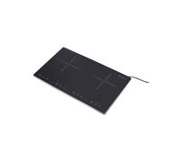 Plaque à Induction Family OBLIVION 2, Table de Cuisson à Induction 2 Feux, Verre Noir, Affichage Digital, Minuteur, Sécurité Enfants, Protection Surchauffe, Puissance Maximale 3300W