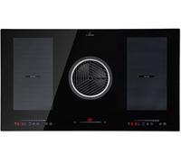 Plaque à induction - Full House 3.0 Down Air System - Plaque avec hotte incluse - 655 m³/h Encastrable - Ecran tactile - Noir