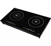 Lacor Horizontal Double induction Plaque 3500 W 5.3 tons, Acrylonitrile Butadiène Styrène Noir