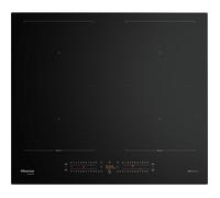Plaque à induction noire - Hisense - 4 zones à induction - Vitrocéramique - Commande tactile fluide - Face avant