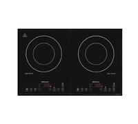 Plaque à induction Orbegozo PIC 4000, 2 feux, puissance 2000 + 1400 W, écran LED, 10 niveaux de puissance.