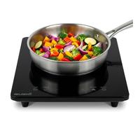 Plaque à Induction Portable 1 Feu 2000W - 9 Niveaux de Puissance - Minuteur 99 min - Sécurité Enfant - Extra fine - Posable