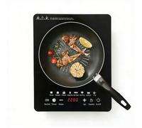 Plaque à induction portable 1 feu - AUTRES - 2200W - 10 niveaux - Écran tactile - Minuterie - Boost