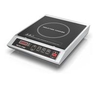 Plaque à induction portable - TRAHOO - 1 feu - 3500 W - 10 niveaux de puissance - Température réglable 80-270°C