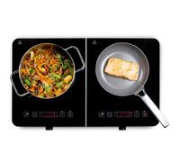 PRIMO PR303IKP Plaque à Induction Double - 2 Zones - 3500W - Noir
