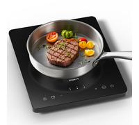 Plaque à Induction TOKIT M1 - 2000W, 9 Niveaux Tactiles, Minuterie 90min, Profil Ultra-Fin 40mm, Noir