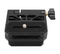 Plaque à libération Rapide Nutriess 1/4 et 3/8 Pouces Filetage à vis Universal Adaptateur de Montage Pliable pour la tête de trépied Stabiliting Trépied
