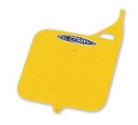 Plaque à numéro avant frontale, Tableau portanumero plastiques enduro motocross CEMOTO pour SUZUKI RM 80 2000/2001 jaune fluo