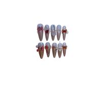 Plaque à ongles d'amélioration du tempérament, [manucure à la main] plaque à ongles patch à ongles étudiante Spice Girl (paquet de 10 pièces)(Size:S)
