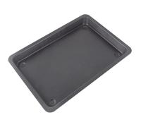 Dr Oetker Plaque à pâtisserie à rebord extra haut, plat à four, plat à pâtisserie, Fabriqué en Allemagne, Acier, Noir, 42 x 29 x 4 cm