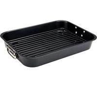 plaque à pâtisserie antiadhésive de 15 pouces avec support réfrigérant pour la cuisson du pain, poêle à frire professionnelle en acier au carbone avec support antiadhésif pour la cuisson des légumes e