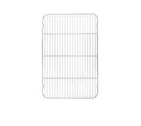 Plaque à pâtisserie en acier inoxydable, avec grille de refroidissement, quart de feuille de boulangerie en métal, poêle antiadhésive en rouleau de gelée for four Pour GâTeaux(Large rack)