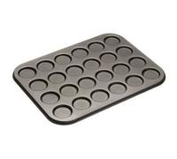 MasterClass Plaque à macaron – 24 trous, acier carbone 1mm, 35×27cm, PTFE/PFOA/BPA antiadhésif