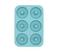 Plaque A PâTisserie Pour Beignets Moule à beignets en silicone, antiadhésif et facile démouler, utilisé for faire des, adapté aux fêtes d'anniversaire(Blue)