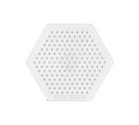 Plaque à picots - Hexagone - 7,5 cm - Transparente - Enfant - Mixte