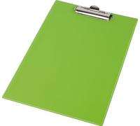 Plaque à pince écritoire A4 economy film PVC gaufré lin couleur vert pastel
