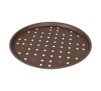 Plaque à pizza perforée 34 cm - Gobel - Marron - Acier Inconnu G