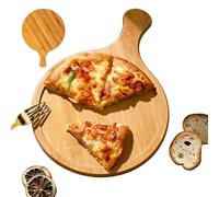 Plaque à pizza ronde 18 cm avec rouleau à pizza, pelle à tarte, pinceau à pâtisserie, revêtement antiadhésif, plaque de cuisson renforcée en acier au carbone - Conduction uniforme de la chaleur
