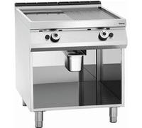 Plaque à Snacker à Gaz Série 900 Master 1/2 lisse 1/2 rainurée Bartscher Multicolore G