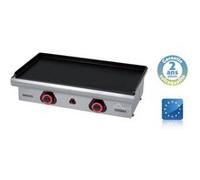 Plaque à snacker acier Gaz Série ECO L 770 mm Sofraca gris G