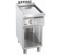 Plaque à snacker électrique avec plaque en acier lisse avec soubassement ouvert G