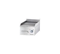Plaque à Snacker Rainurée Gaz 6.5 kW G20 ou G30 Stalgast 1