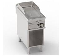 Plaque à snacker rainurée gaz sur placard ouvert 1 zone Gamme 900