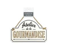 Plaque à suspendre atelier de la gourmandise