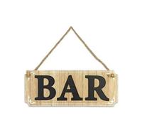 Plaque à suspendre bar