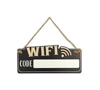 Plaque à suspendre code wifi