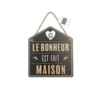 Plaque à suspendre le bonheur est fait maison
