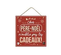 Plaque à suspendre père noël