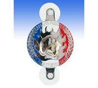 patrol equipement Plaque Auto Sapeurs Pompiers Rond