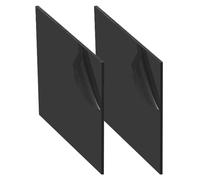 Plaque Abs 3mm x 40cm x 30cm Plaque Plastique Noir Avec Film de Protection Pour Construction de Modèle Bricolage 2pcs (40 * 30CM, Noir)