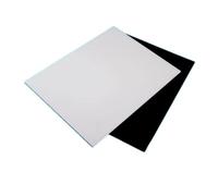 Plaque Abs, Feuille De Plastique, Plaque Modèle Abs, 1/2/3/4/5/6/8/10mm-0.8mm * 500 * 1000, 0.5mm * 500 * 1000 * Black