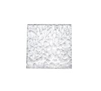 Plaque acrylique transparente à effet ondulé, plaque carrée avec textures ondulées et rayées, épaisseur 8 mm, plusieurs tailles (rayures larges, 300 x mm)(Wave Ripple,500x500mm)