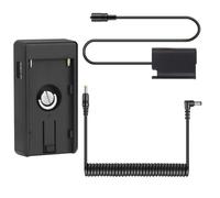 Plaque Adaptateur de Batterie NP-F avec Batterie Factice DMW-BLK22 Coupleur CC DMW-DCC17 pour Panasonic LUMIX S5 DC-S5 DC-S5K DC-S5GK GH6