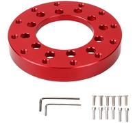 Plaque adaptateur USB de frein à main pour Logitech G25 G27 G29 G920 et Thrustmaster T300 T500 - Support de montage en acier inoxydable pour fixation de pince de table (rouge)