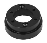 Plaque Adaptateur Volant 70mm Aluminium pour G29 G920 G923 (BLACK) | Convertisseur de Hub pour Simulateur de Course, Mod DIY à Installation Rapide, Construction Métallique Légère et Durable,